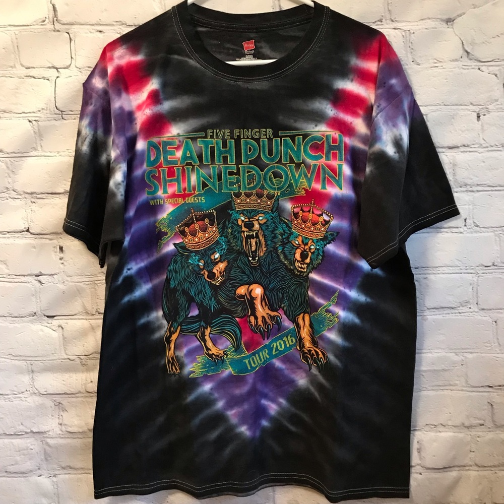 Five Finger Death Punch/Shinedown tee